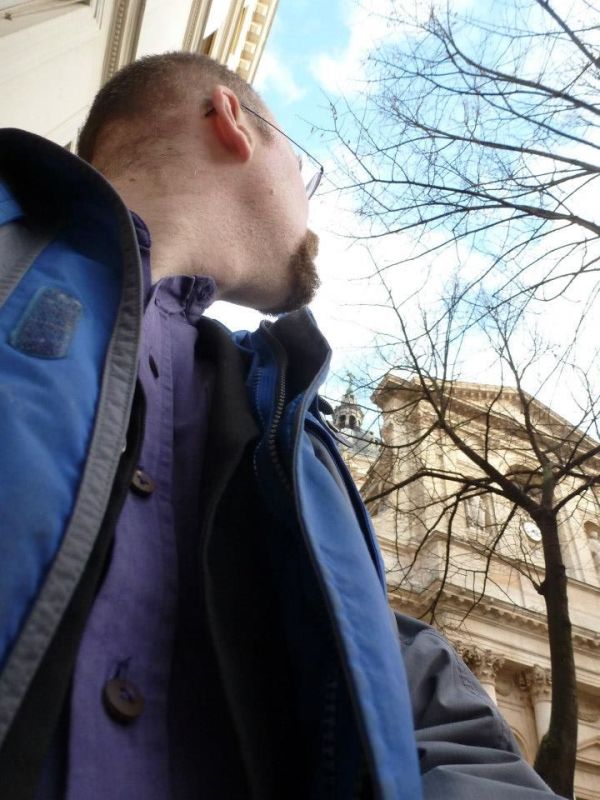 Me at the Place de la Sorbonne